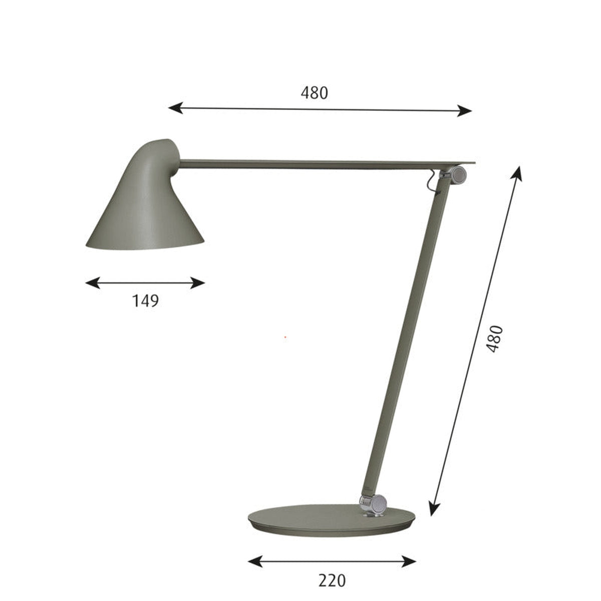 NJP bordlampe