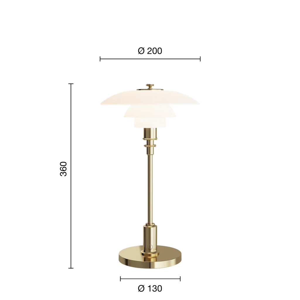 PH 2/1 Portable bordlampe