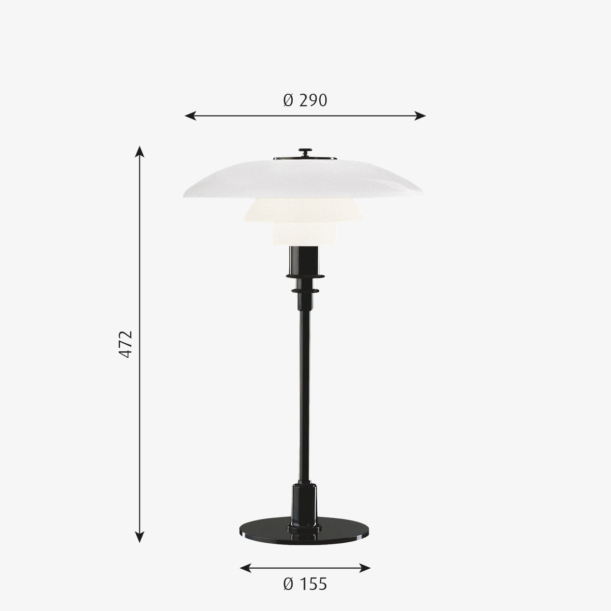 PH 3/2 bordlampe