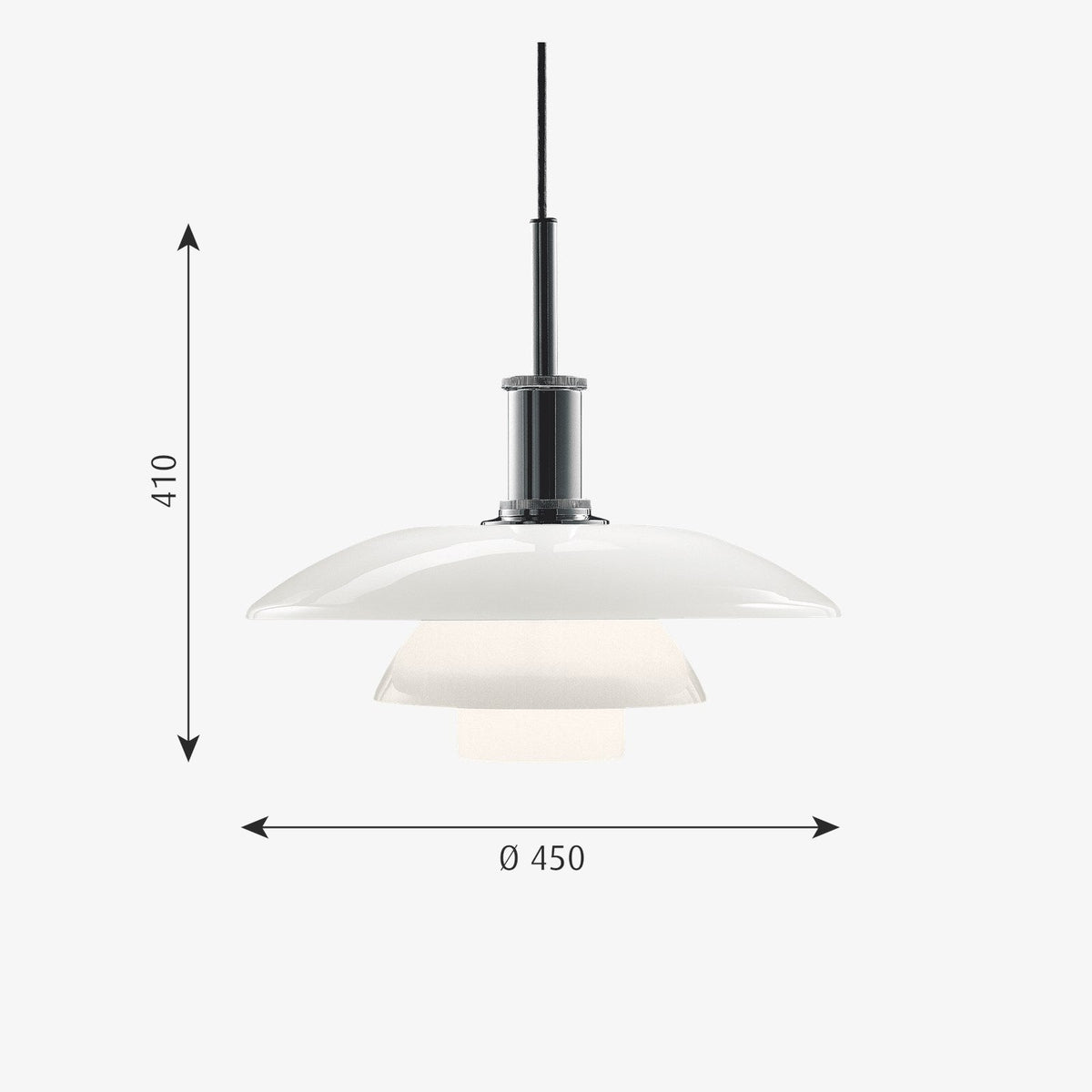 PH 41/2-4 Glass Pendel