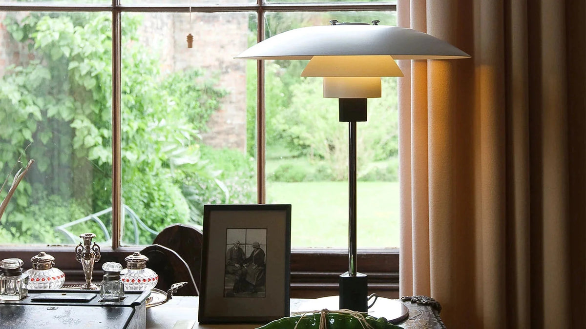 PH 4/3 bordlampe Hvit