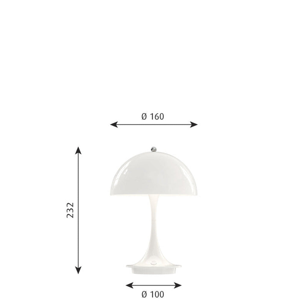 Panthella 160 portabel bordlampe
