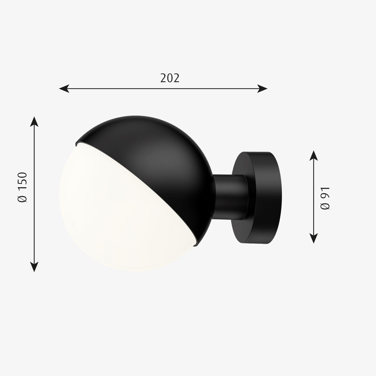 VL Studio Vegglampe u/ledning