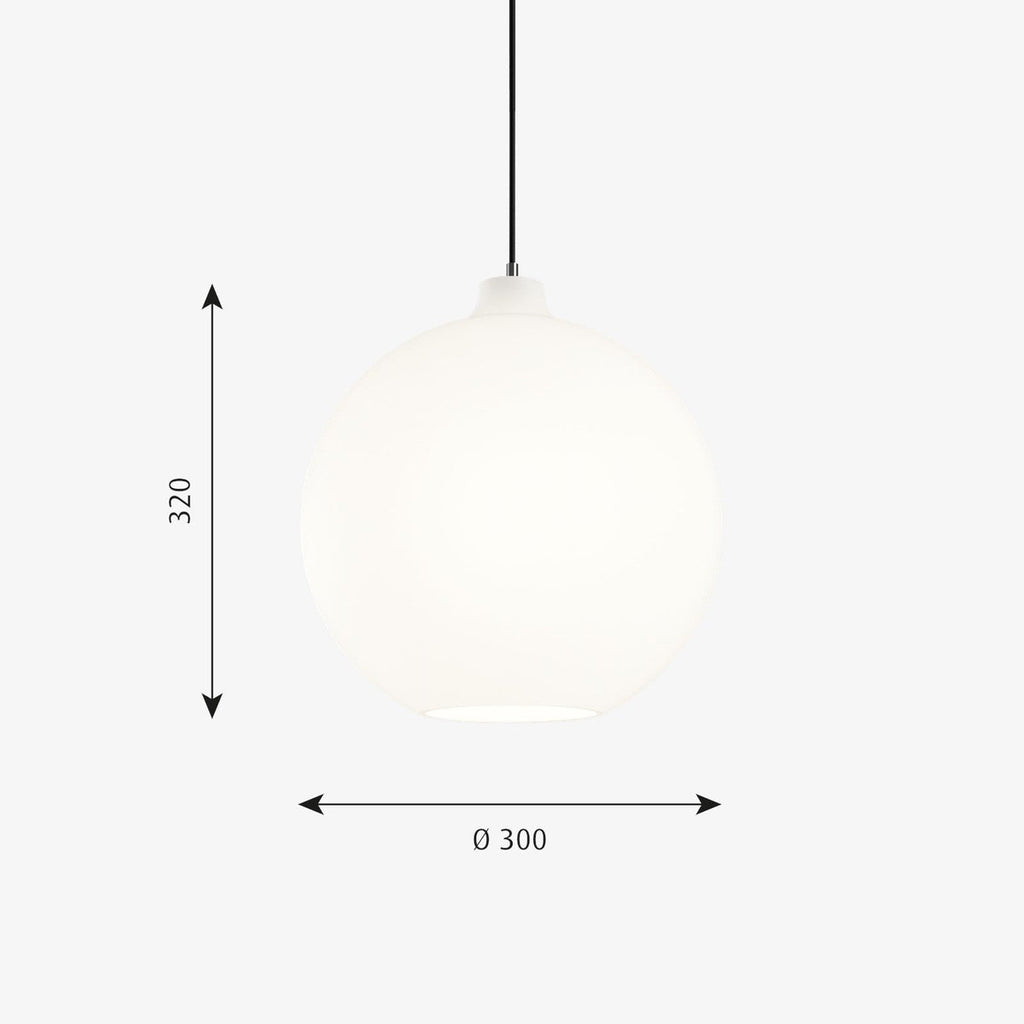 Wohlert taklampe Ø30 - Opal