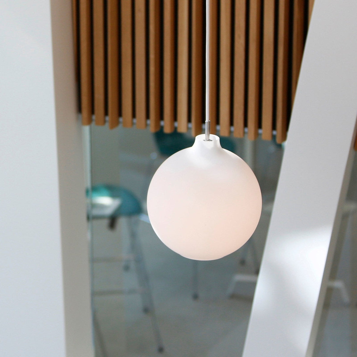 Wohlert taklampe Ø35 - Opal