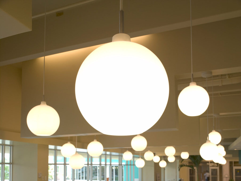 Wohlert taklampe Ø40 - Opal