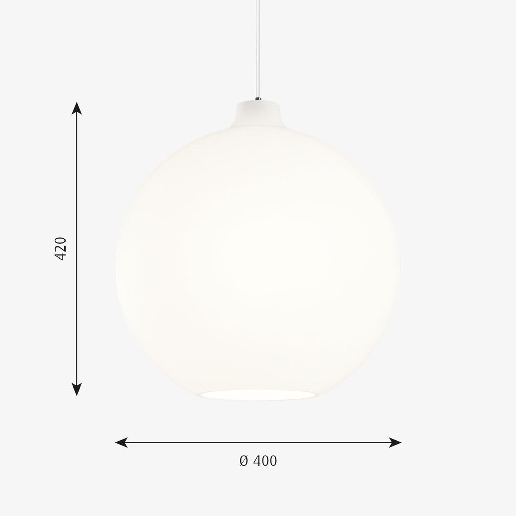 Wohlert taklampe Ø40 - Opal